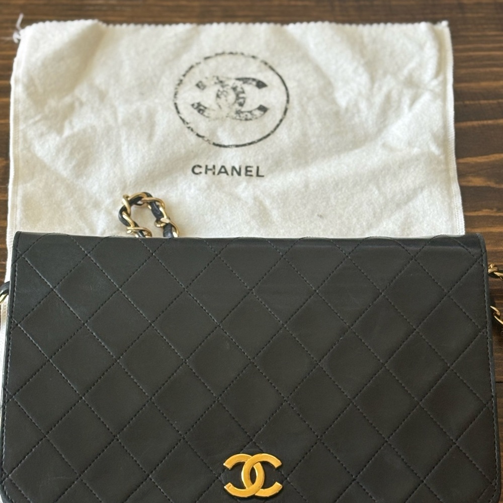 Chanel Black Quilted Leather Bag